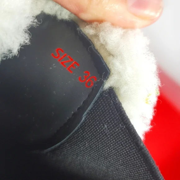 NWT$495 STAUD Women's Palamino Shearling Trim Black Cream Riding Boots Sz 36, 6 - Picture 11 of 16